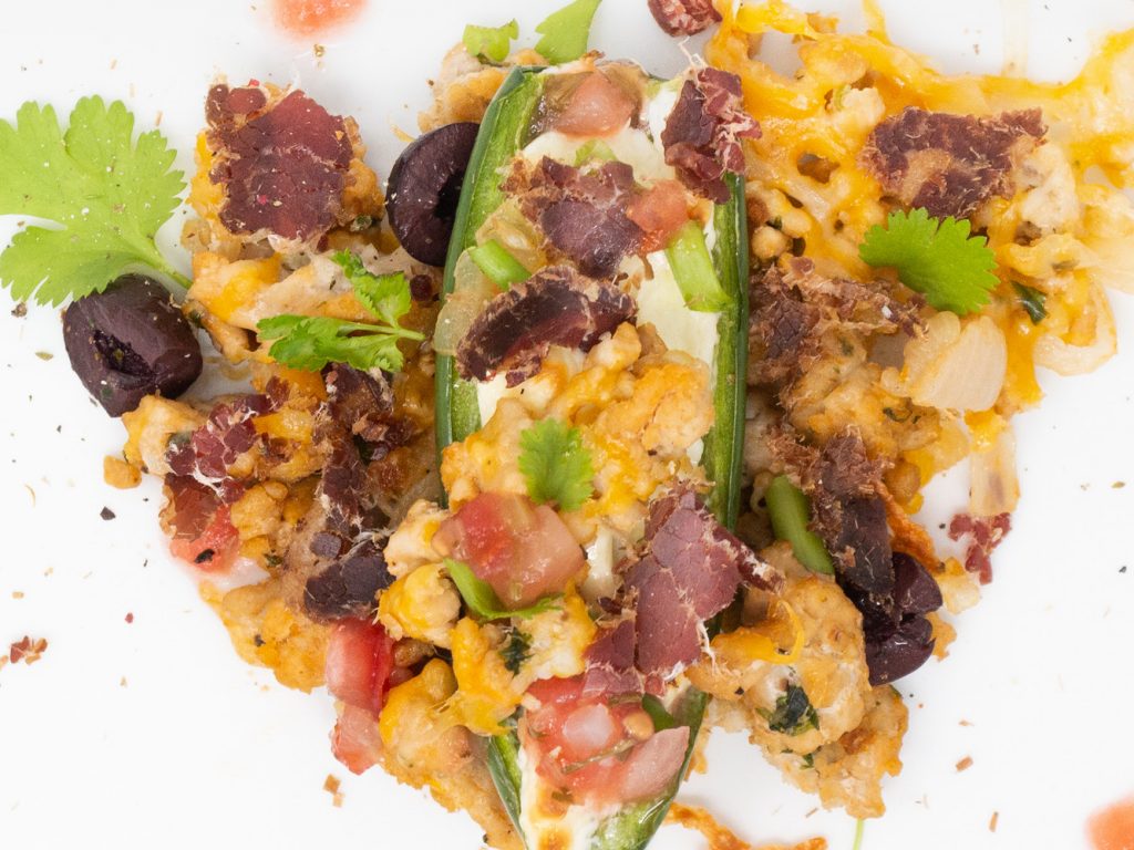 Biltong Jalapeno Popper Nachos